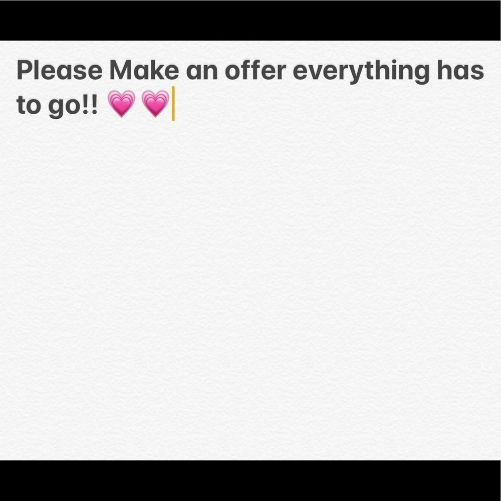 Everything must go